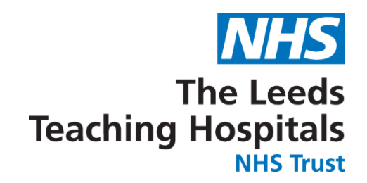 NSH Leeds teaching hospital logo