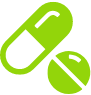 green pills icon